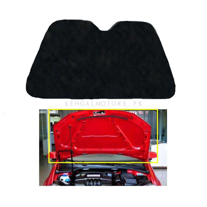 Honda Civic 2D Black Bonnet Liner Cover - Model 2004-2006