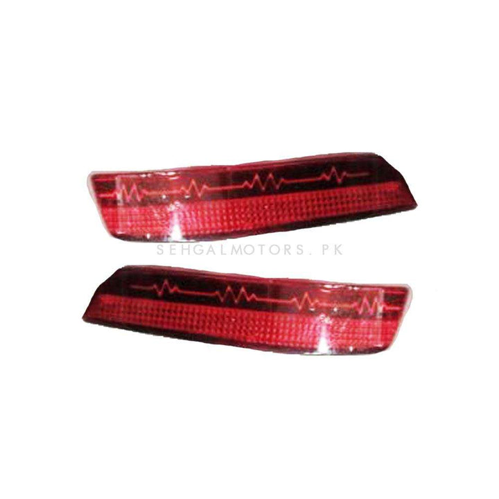 Toyota Corolla Back Bumper Third Brake Lamp Heart Beat Style - Model 2017-2021