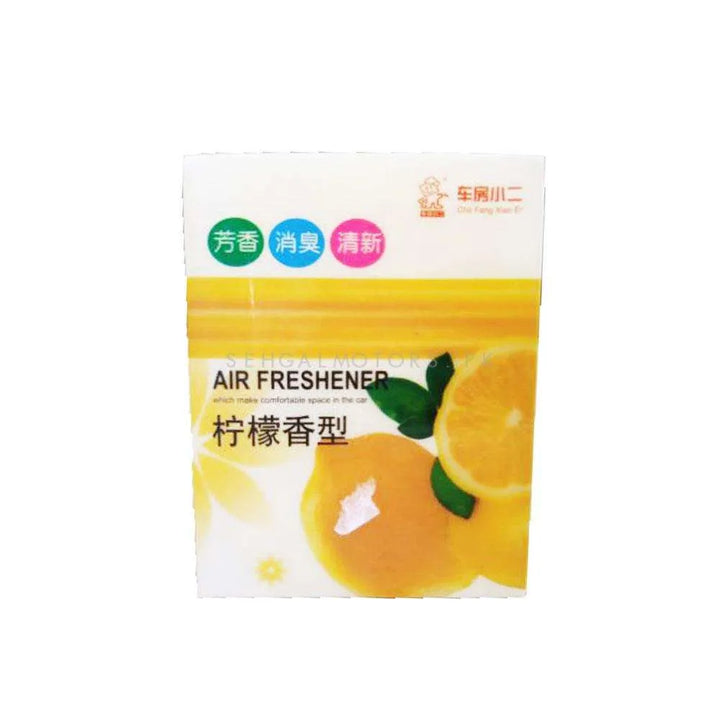 Fruity Flavors Gel Car Air Freshener - Lemon