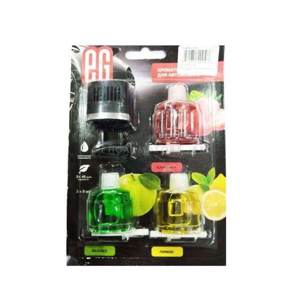 EG Car AC Grille Car Perfume Fragrance With Three Refills