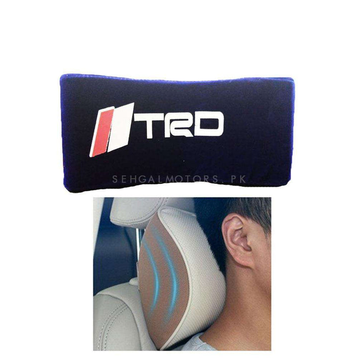 TRD Neck Rest Headrest Pillow Cushion - Purple