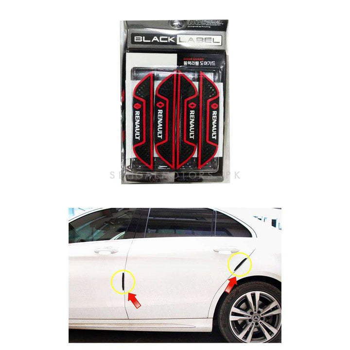 Renault Black And Red Door Guard Protector