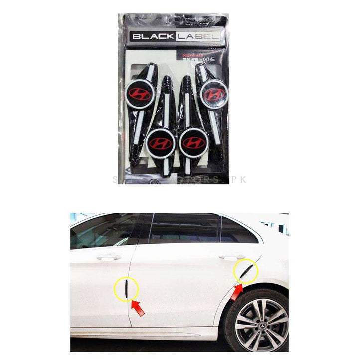 Hyundai Door Guards Protector White and Black