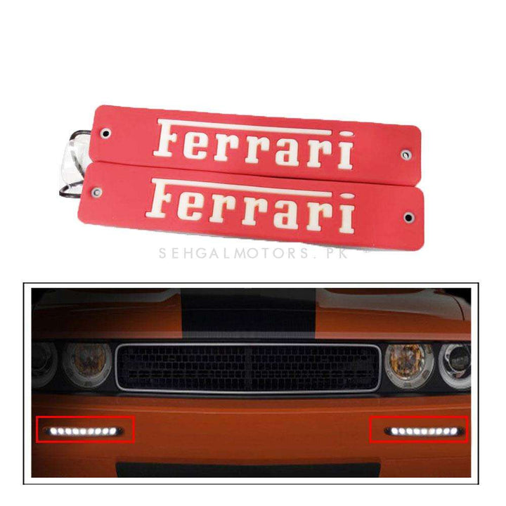 Ferrari Flexible LED DRL Red - Pair