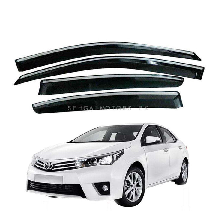 Toyota Corolla NB Air Press Sun Visor With Chrome - Model 2014-2021