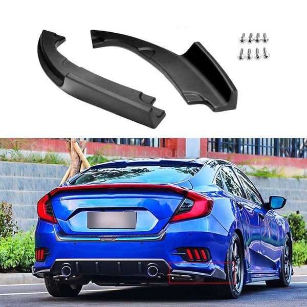 Honda Civic Rear Splitter Black - Model 2016-2021