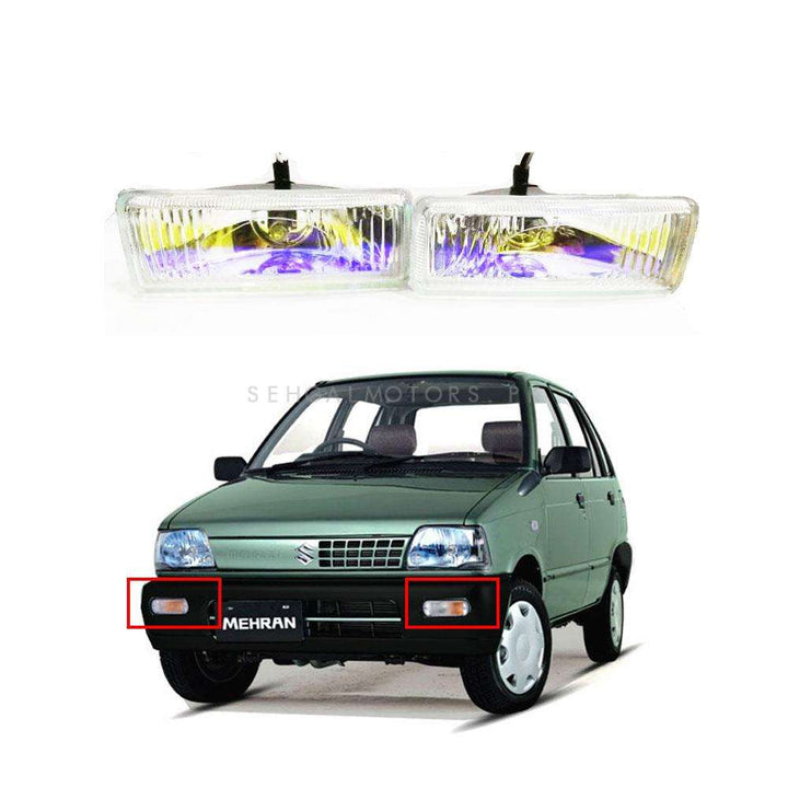 Suzuki Mehran New Style Rainbow Fog Bumper Light - Model 2012-2019