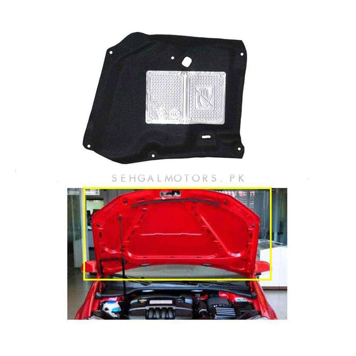 Honda City 5D Black Bonnet Liner Cover V2 - Model 2009-2021