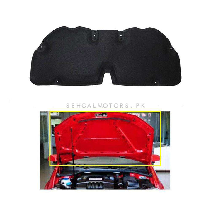 Toyota Corolla 5D Black Bonnet Liner Cover - Model 2017-2021