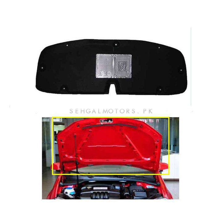 Toyota Corolla 5D Black Bonnet Liner Cover - Model 2008-2012