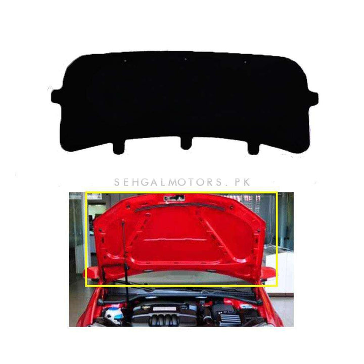 Honda Civic 5D Black Bonnet Liner Cover - Model 2016-2021