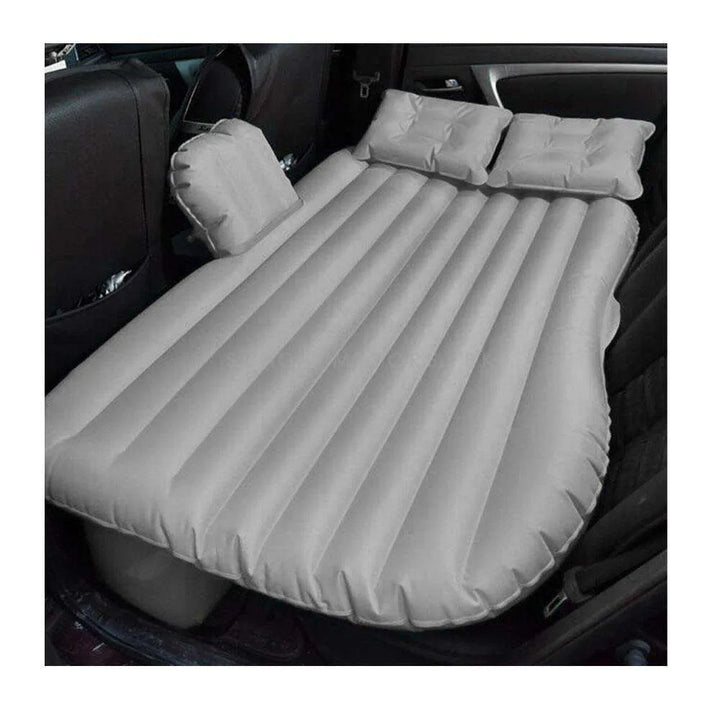 Car Back Seat Air Inflatable Mattress Portable Bed Silver