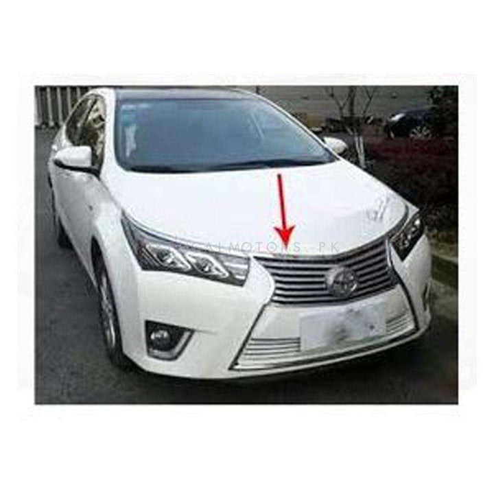 Toyota Corolla Lexus Style Front Bumper Unpainted 1 Pc - Model 2014-2017