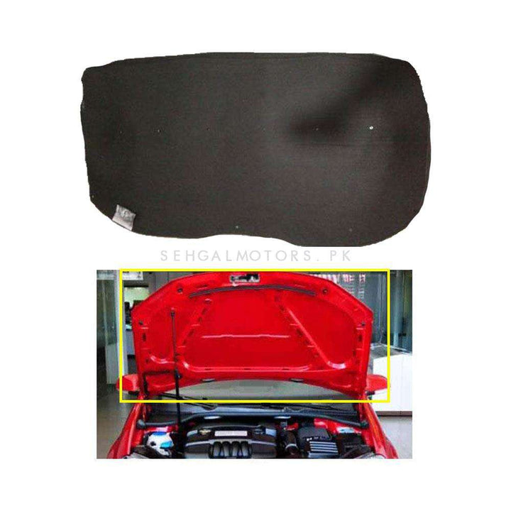 Toyota Land Cruiser LC200 v8 2D Black Bonnet Liner Cover 2008-2021