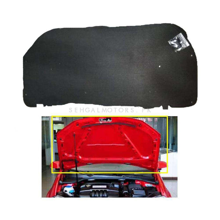 Toyota Prado FJ150 2D Black Bonnet Liner Cover - Model 2009-2021