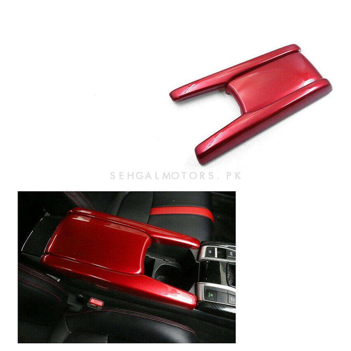 Honda Civic Armrest Red Trims ( 100303204 ) - Model 2016-2021