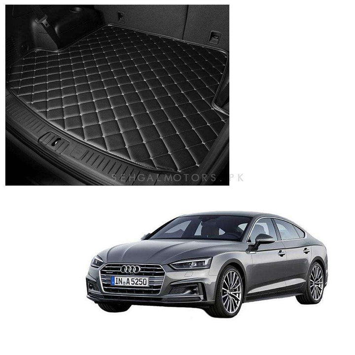 Audi A5 7D Trunk Mat Mix Thread Black - Model 2017-2018