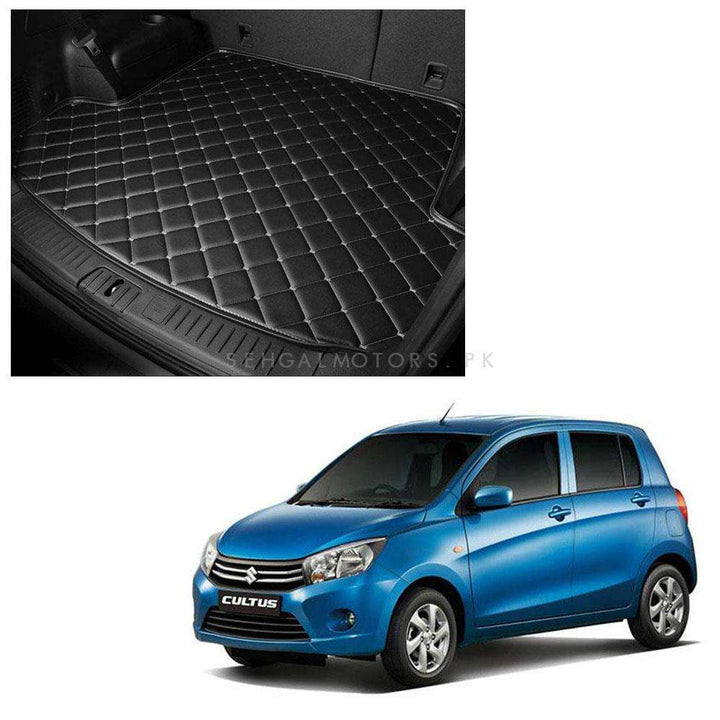 Suzuki Cultus 7D Trunk Mat Mix Thread Black New Model - Model 2017-2021