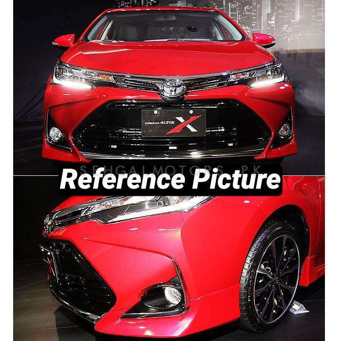 Toyota Corolla Altis X Front Bumper Camry Style Fiber Glass - Model 1 Pc - 2017-2021