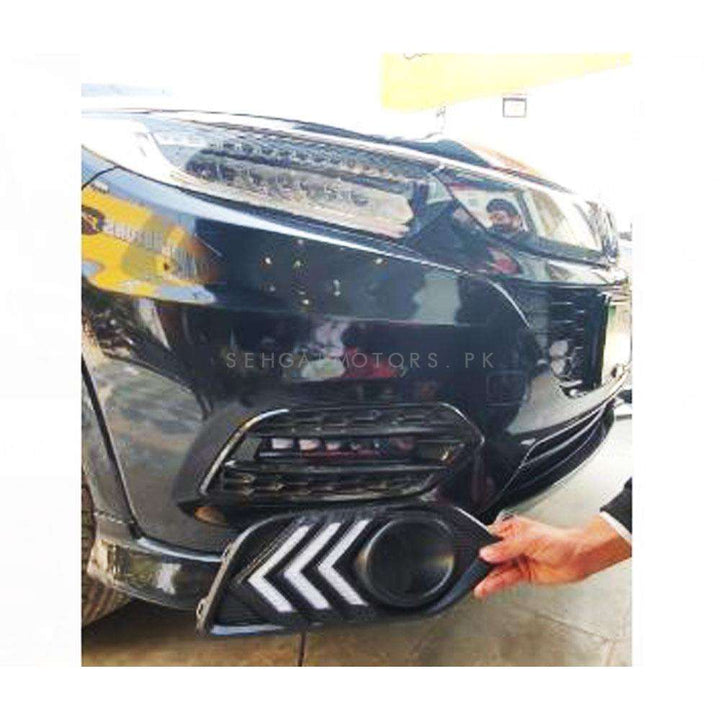 Honda Vezel Fog Lamps Lights DRL Covers RS Shape - Model 2018-2021