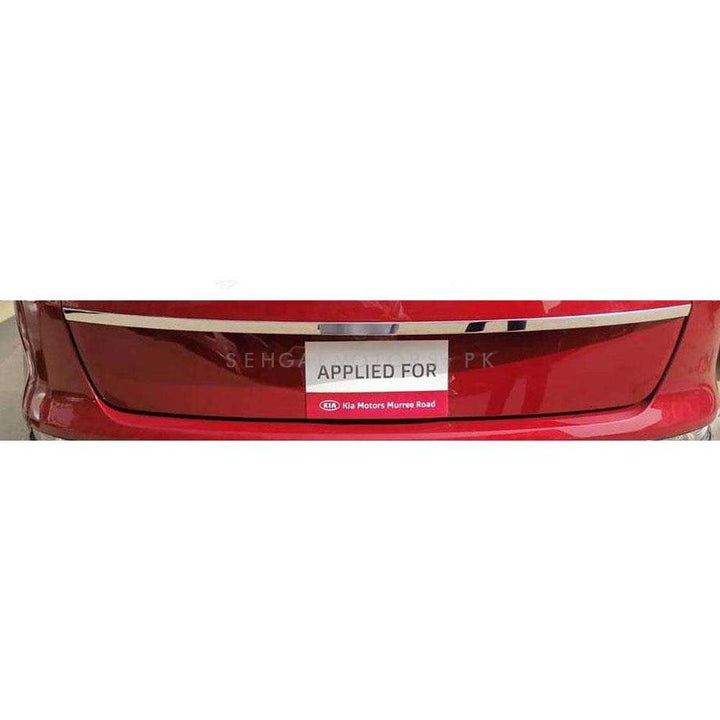 Hyundai Tucson Back Trunk Chrome Garnish - Model 2020-2024