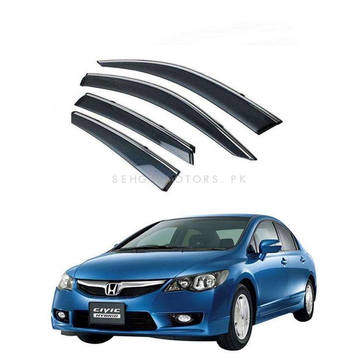 Honda Civic NB Air Press Sun Visor With Chrome - Model 2006-2012