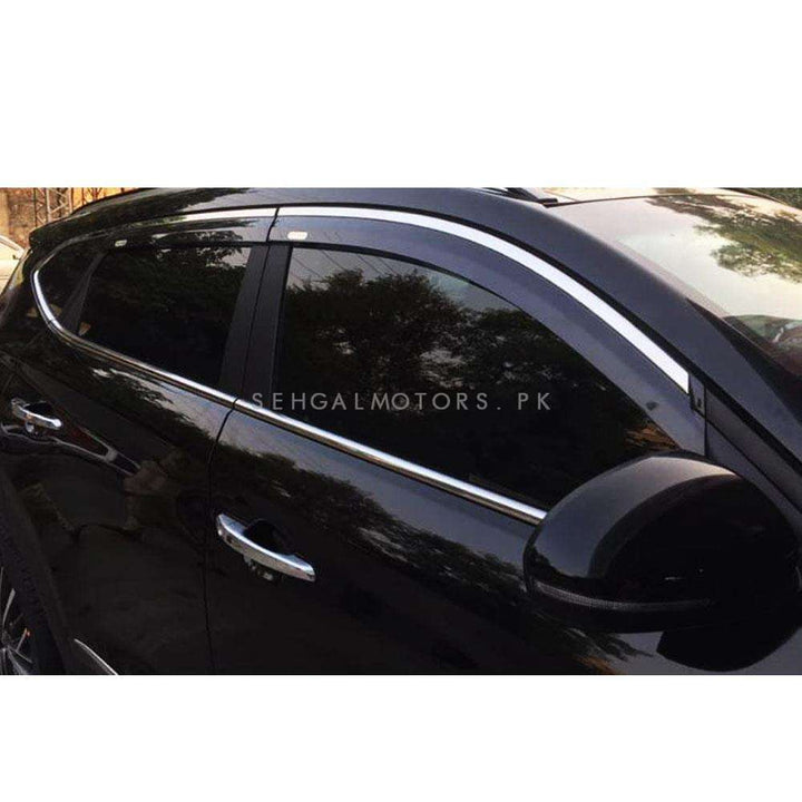 Hyundai Tucson TXR Air Press Sun Visor With Chrome 6 Pcs