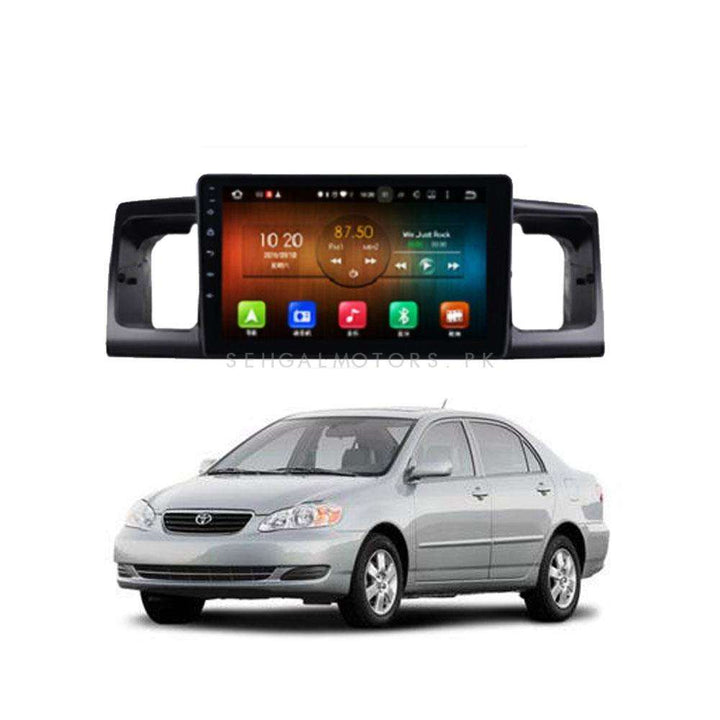 Toyota Corolla Android LCD Black 9 Inches - Model 2002-2008
