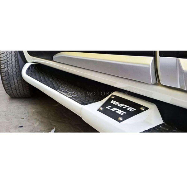 Toyota Fortuner Side Step Whiteline Fiber White - Model 2016-2021