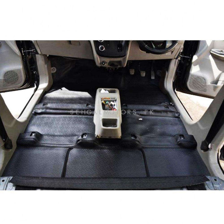 Rexine Floor Matting Hatchback / Sedan Black 7FT