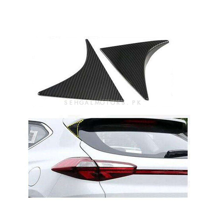 Hyundai Tucson Trunk Spoiler Edge Carbon Fiber Trim - Model 2020-2024