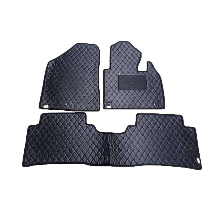 KIA Sorento 7D Eco Floor Mats Black 2020-2024