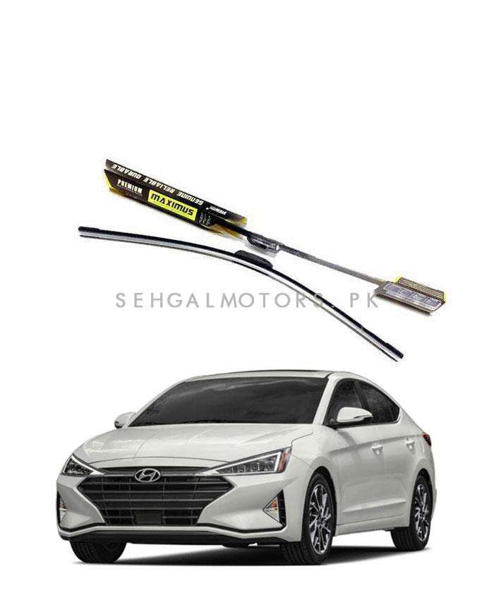 Hyundai Elantra Maximus Premium Silicone Wiper Blades - Model 2021-2024