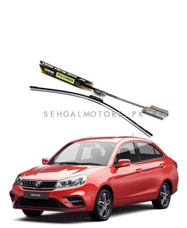 Proton Saga Maximus Premium Silicone Wiper Blades - Model 2021-2024