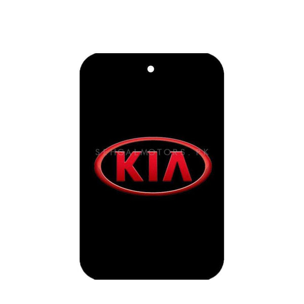 KIA Car Branded Perfume Card Hanging Car Fresheners - Red