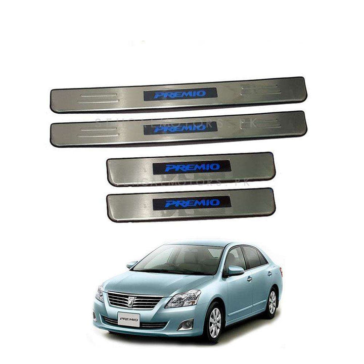 Toyota Premio Metal LED Sill Plates / Skuff LED panels - Model 2007-2017