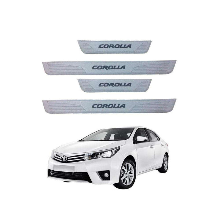 Toyota Corolla Rubber Sill Plates Grey - Model 2017-2021