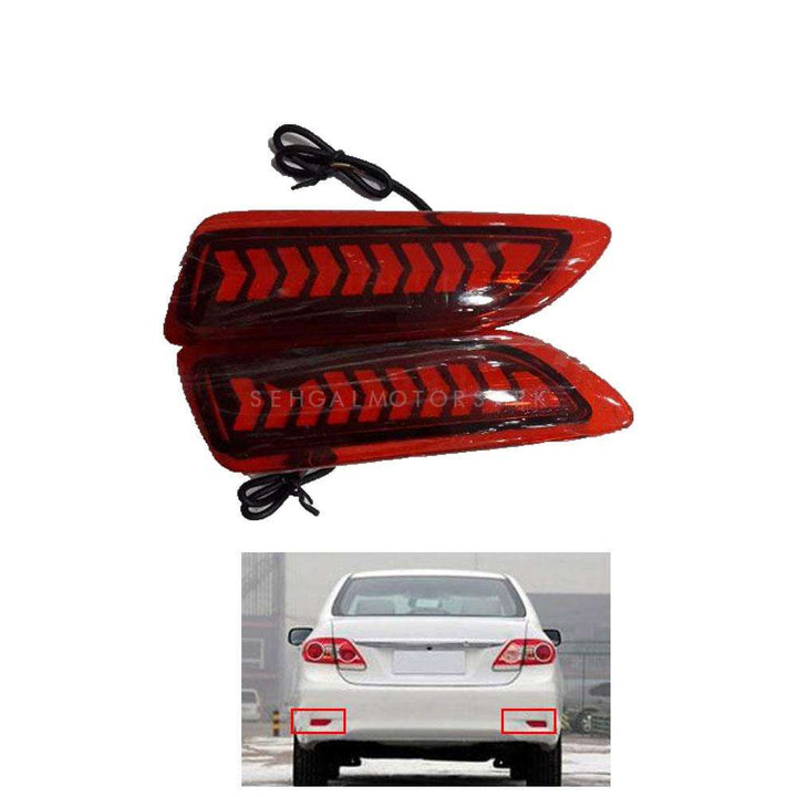 Toyota Corolla Back Bumper Third Brake Lamp LightArrow Style