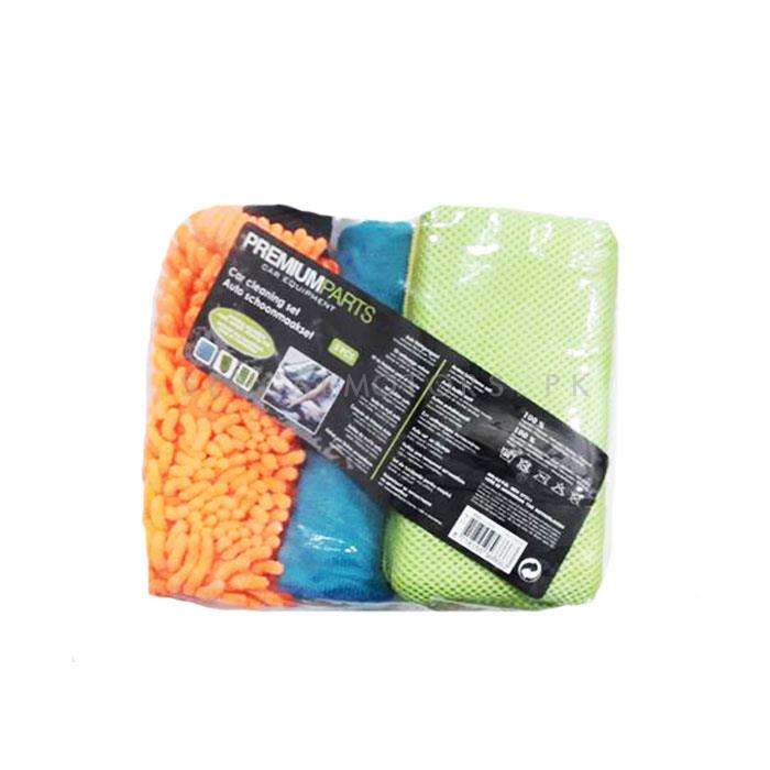 Car Cleaning Kit 3 in 1 -Multi Colours