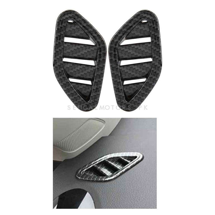 MG ZS Ac Vent Trims Carbon Fiber - Model 2021-2022