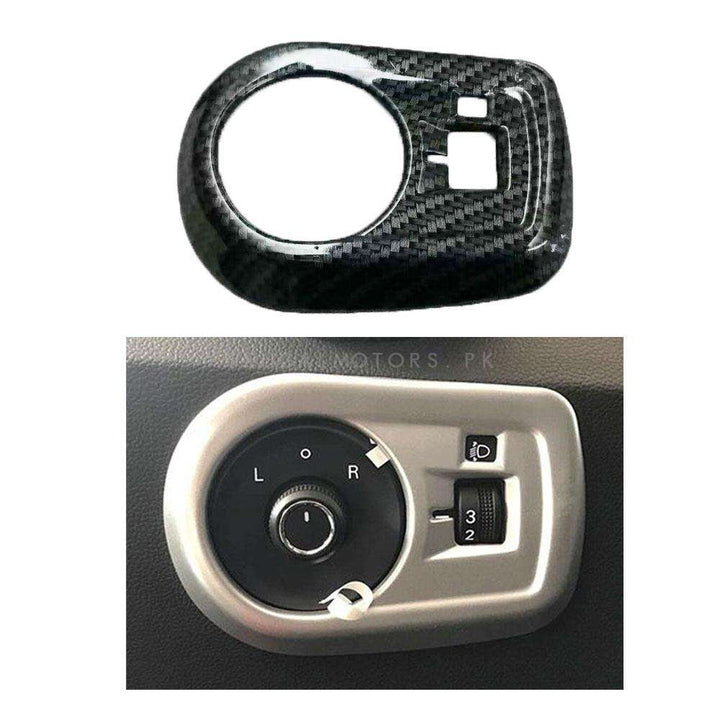 MG ZS Ac Reading Light Button Cover Carbon Fiber - Model 2021-2022