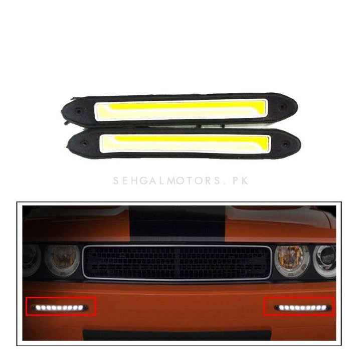 Flexible LED DRL White and Yellow - Pair