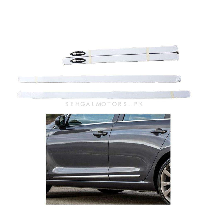 Hyundai Elantra Door Moulding Chrome - Model 2021-2024