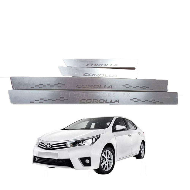 Toyota Corolla Chrome Sill Plates / Skuff Panels Chrome - Model 2014-2021