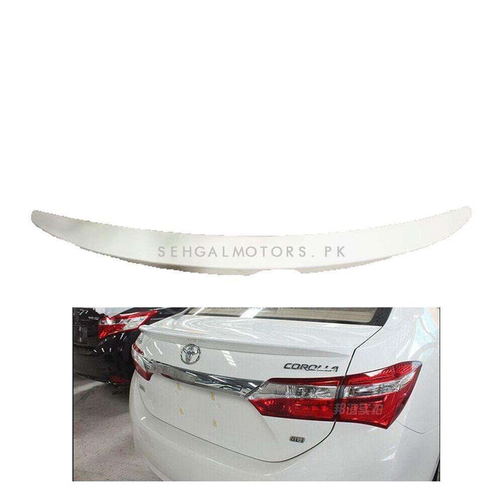 Toyota Corolla FG Lip Spoiler Unpainted (TY-008)- Model 2014-2021