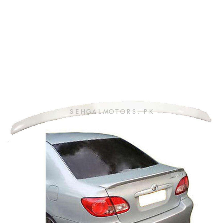 Toyota Corolla FG Lip Spoiler Unpainted - Model 2002-2008