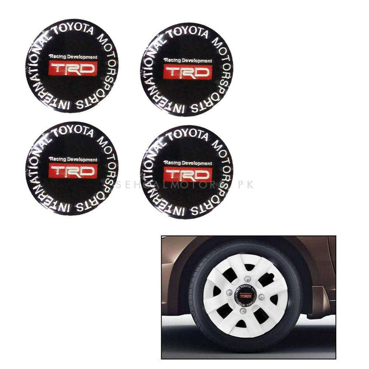 TRD Wheel Cap Logo - 4 Pieces