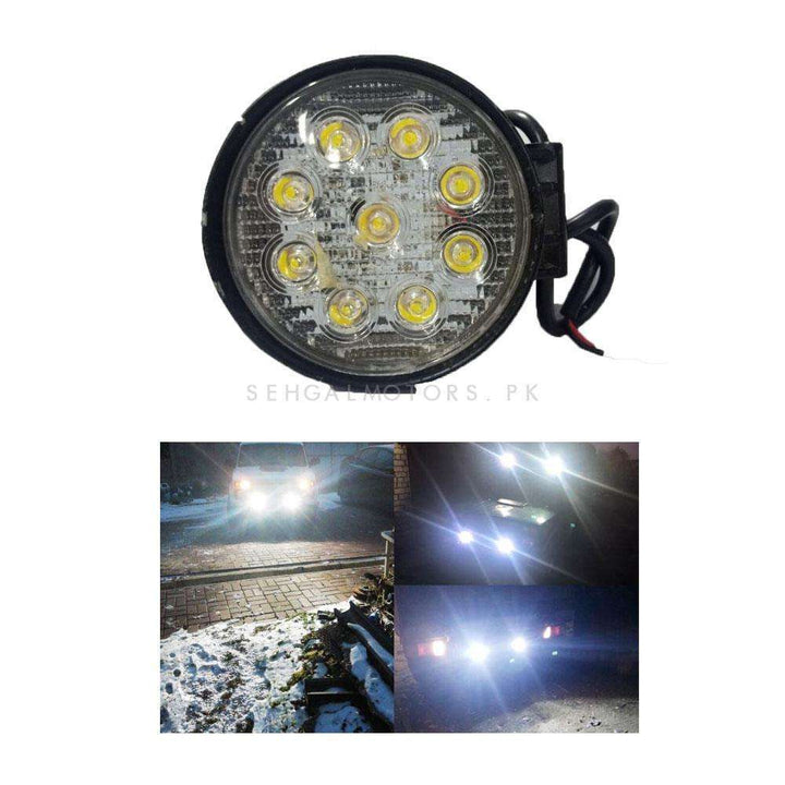 9 SMD Cree Light Universal Round - Each