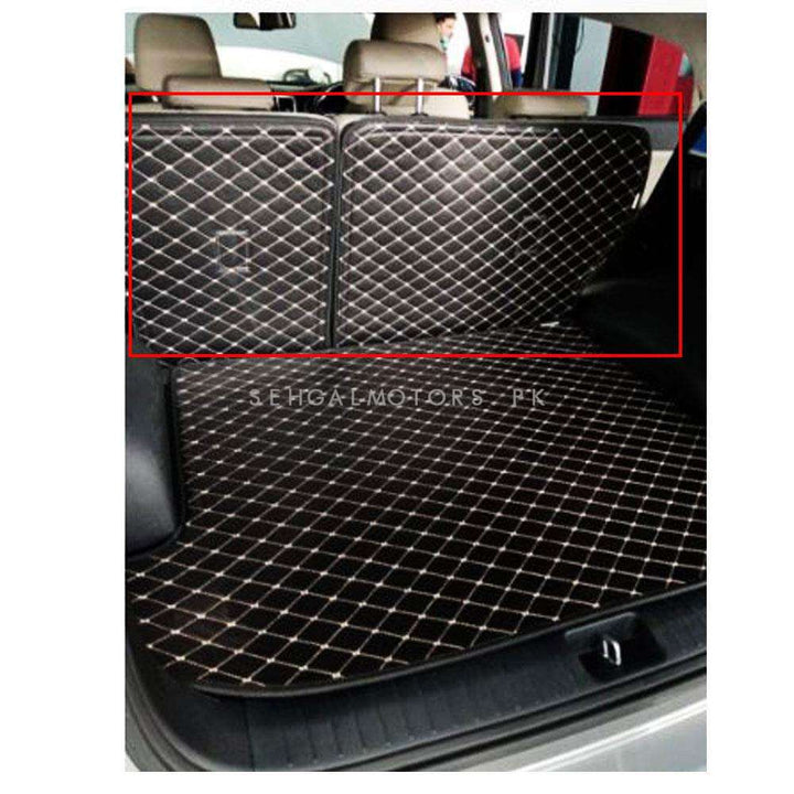 Hyundai Tucson 7d Back Seat Eco Mat Black Multi Stiching Model 2PC - Model 2020-2024