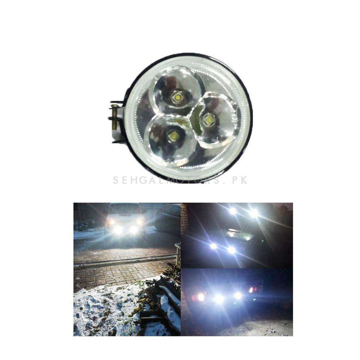 3 SMD Round Cree Light Universal - Each